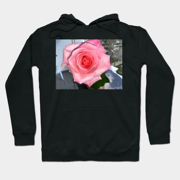Pink Promise Rose For Breast Cancer Awareness Hoodie by MVdirector